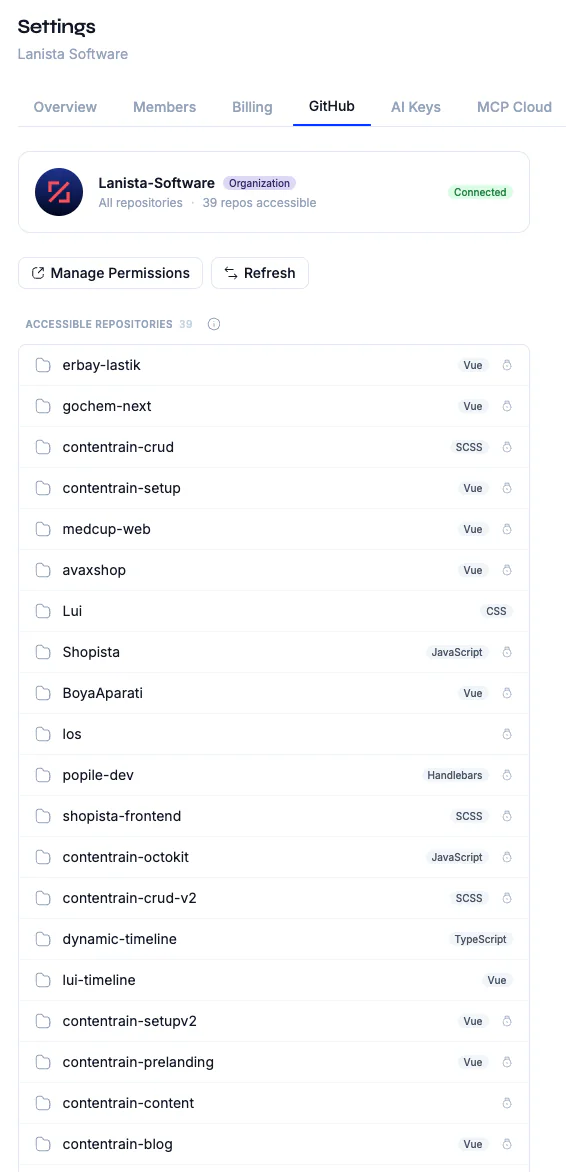 Own the infrastructure integrations